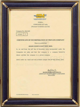 Arasi Consultancy SDN.BHD (Malaysia)