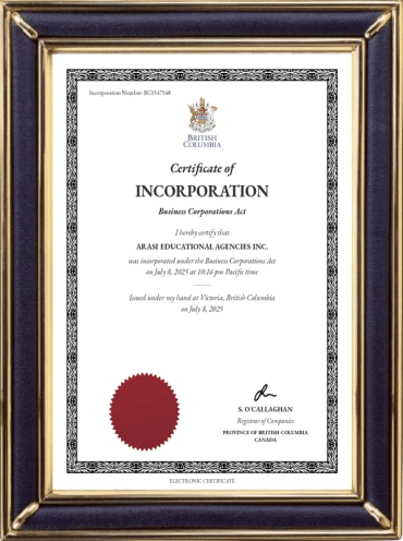Arasi Educational Agencies INC (Canada)