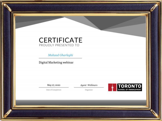 Toronto School of Management - Mahzad Gharleghi