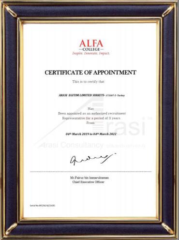  Alfa College - Turkey